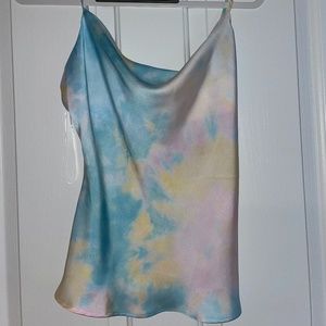 Zara Silk Tie Dye cami